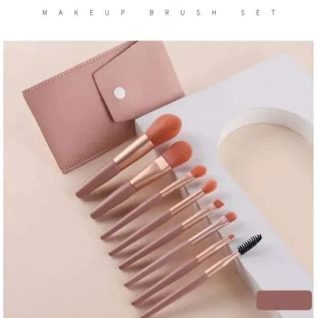 8‑Piece Mini Makeup Brush Set - Buy Online in Pakistan at Cosmia.pk