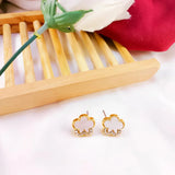 Four-Leaf Clover Stud Earrings - Buy Online in Pakistan at Cosmia.pk