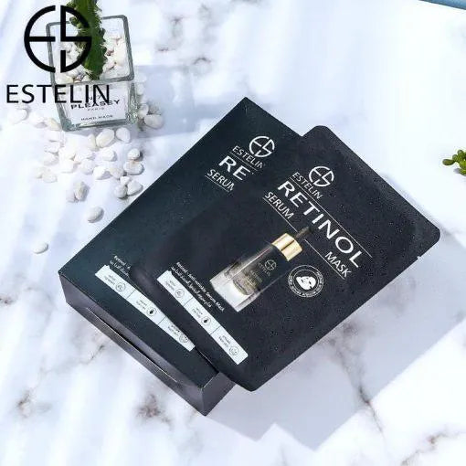ESTELIN Retinol Anti-Wrinkle Serum Mask Sheets - Buy Online in Pakistan at Cosmia.pk