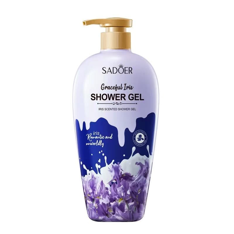 Sadoer Deep Cleansing Shower Gel 1000ml - Graceful Iris