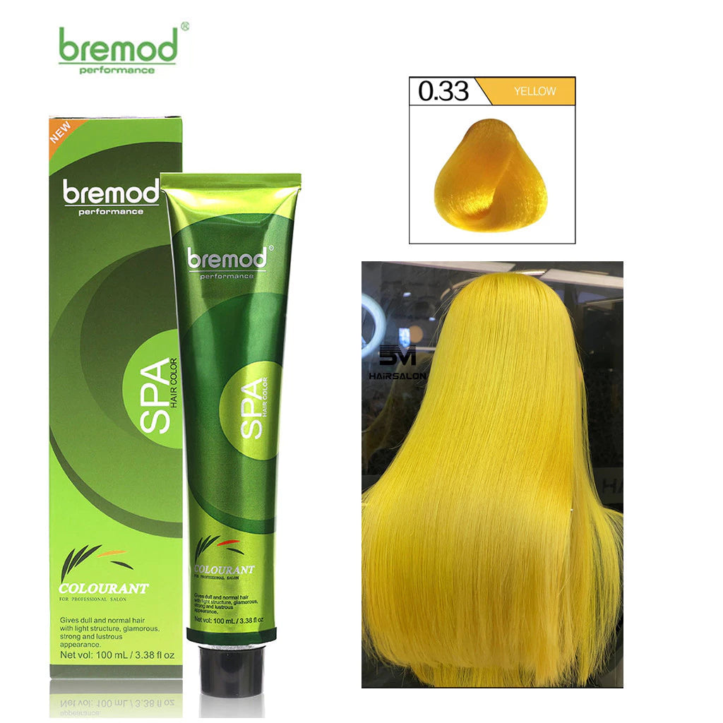 Bremod Hair Color Tube+Developer - 100ml - 0.33 Gold