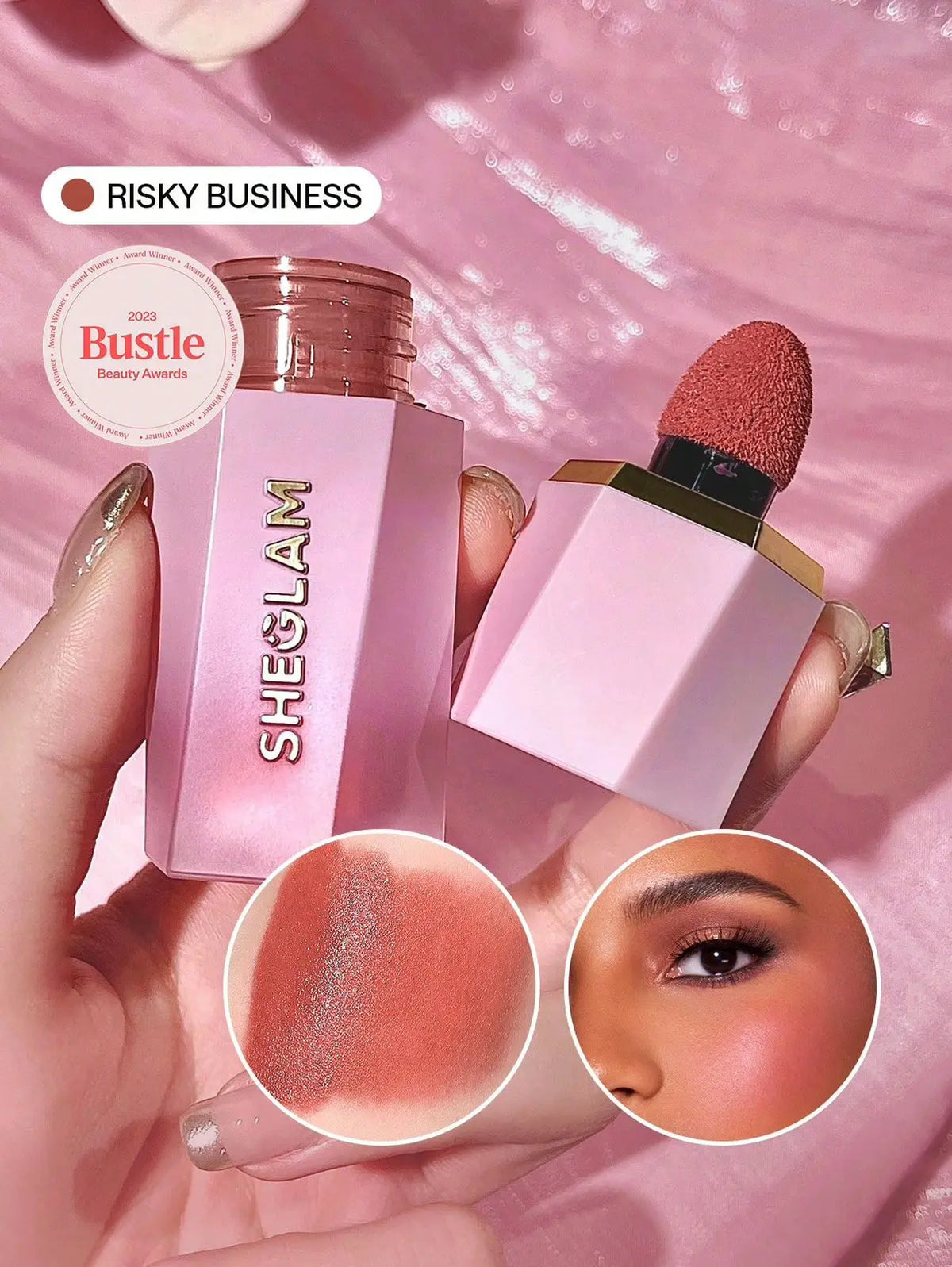 Sheglam liquid blush Risky Business shade - variant RISKY BUSINESS
