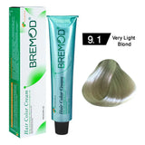 Bremod Hair Color Tube+Developer - 100ml - 9.1 Very Light Blond