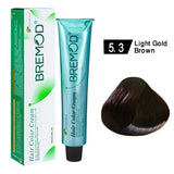 Bremod Hair Color Tube+Developer - 100ml - 5.3 Light Gold Brown