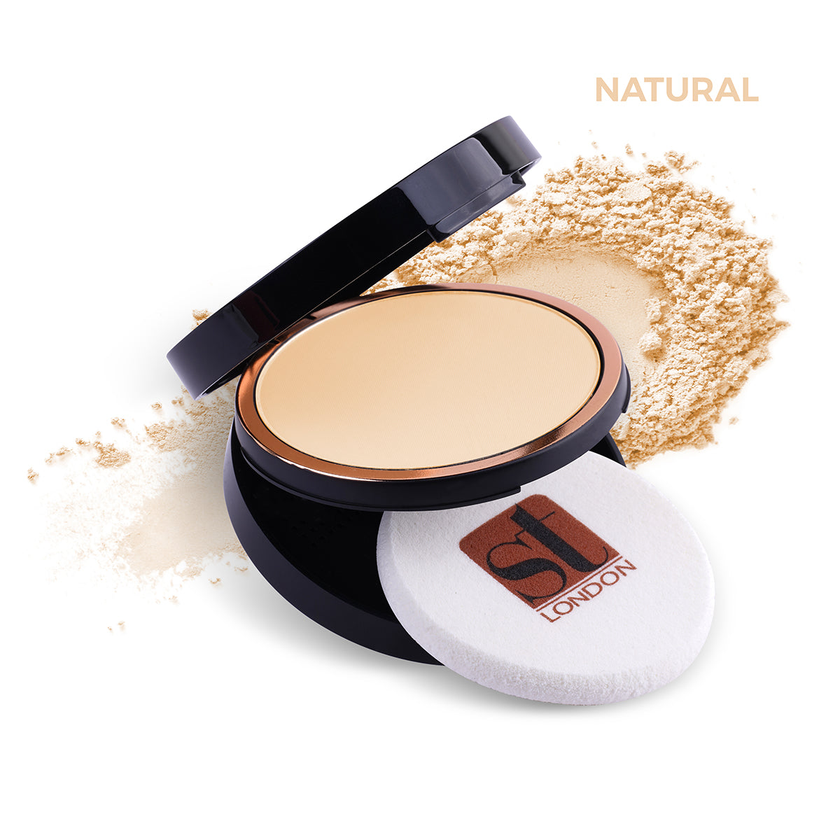 ST London Dual Wet and Dry Compact Powder - Natural