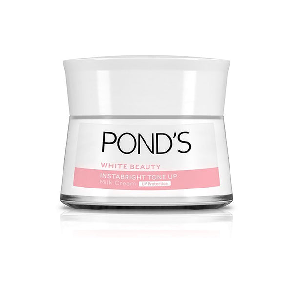 Ponds Tone Up Milk Cream 50g jar - White Beauty Instabright, pink label, UV Protection
