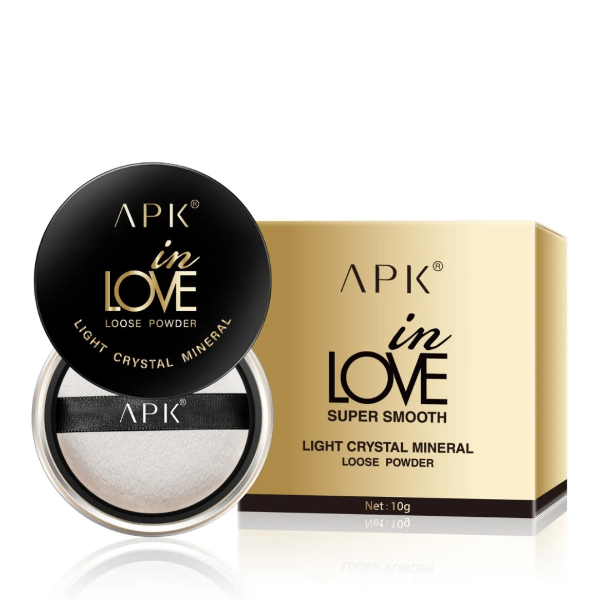 APK in Love light crystal mineral loose powder - variant White Ivory
