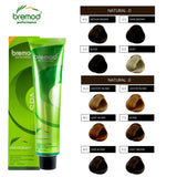 Bremod Hair Color Tube+Developer - 100ml - 7.34 Medium Gold Copper Blond
