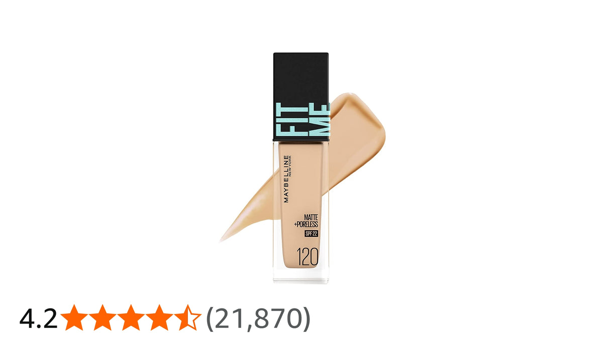 Maybelline Fit Me Matte Poreless Foundation SPF 22 - 120 Classic Ivory