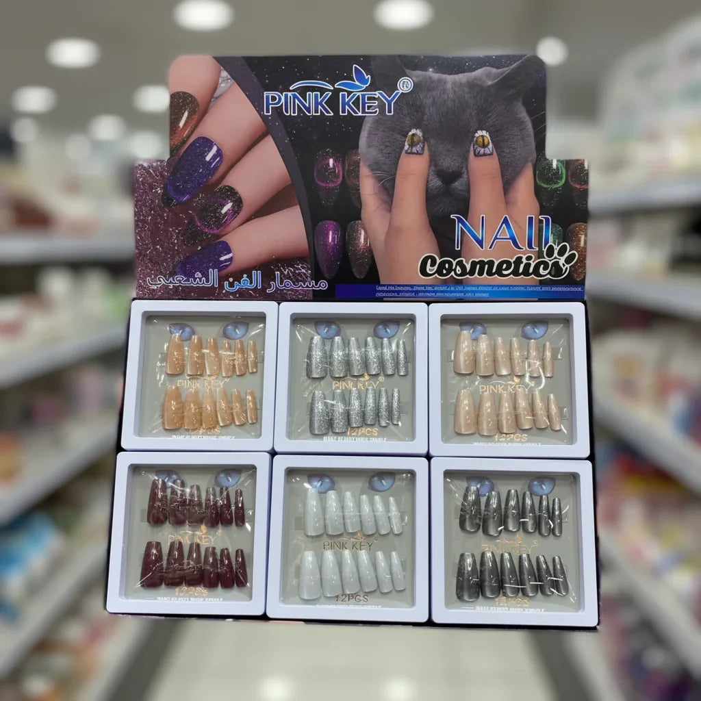 Pink Key Artificial Press-On Nails - Buy Online in Pakistan at Cosmia.pk