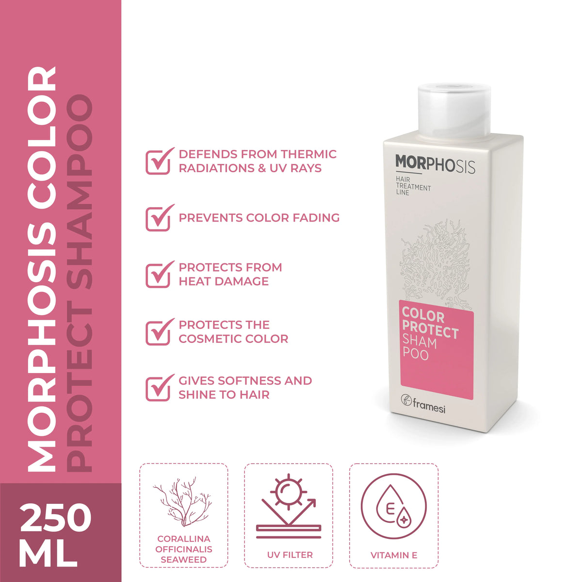 Framesi - Morphosis Color Protect Shampoo 250 ml - Buy Online in Pakistan at Cosmia.pk