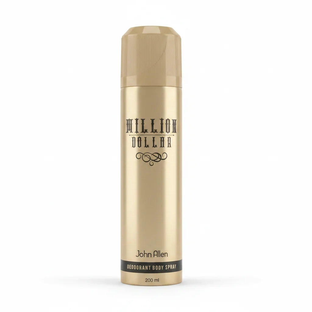 John Allen Million Dollar Perfumed Body Spray – 200ml - Buy Online in Pakistan at Cosmia.pk
