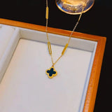 Stainless Steel Clover Double Side Chain Locket – Each - Buy Online in Pakistan at Cosmia.pk