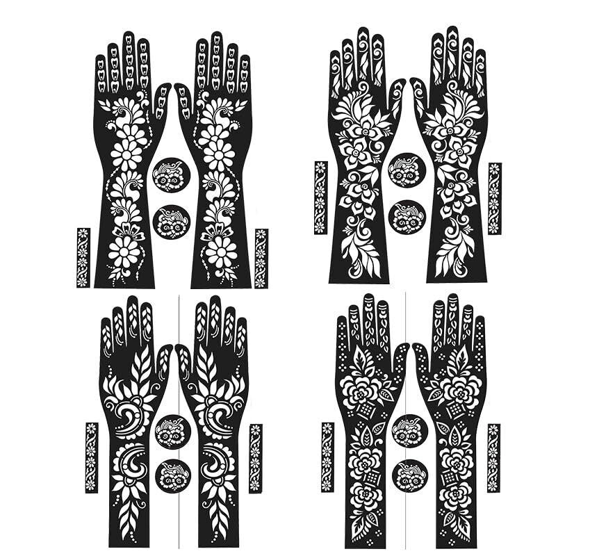 Full Hand Mehndi Stencil Design - Buy Online in Pakistan at Cosmia.pk