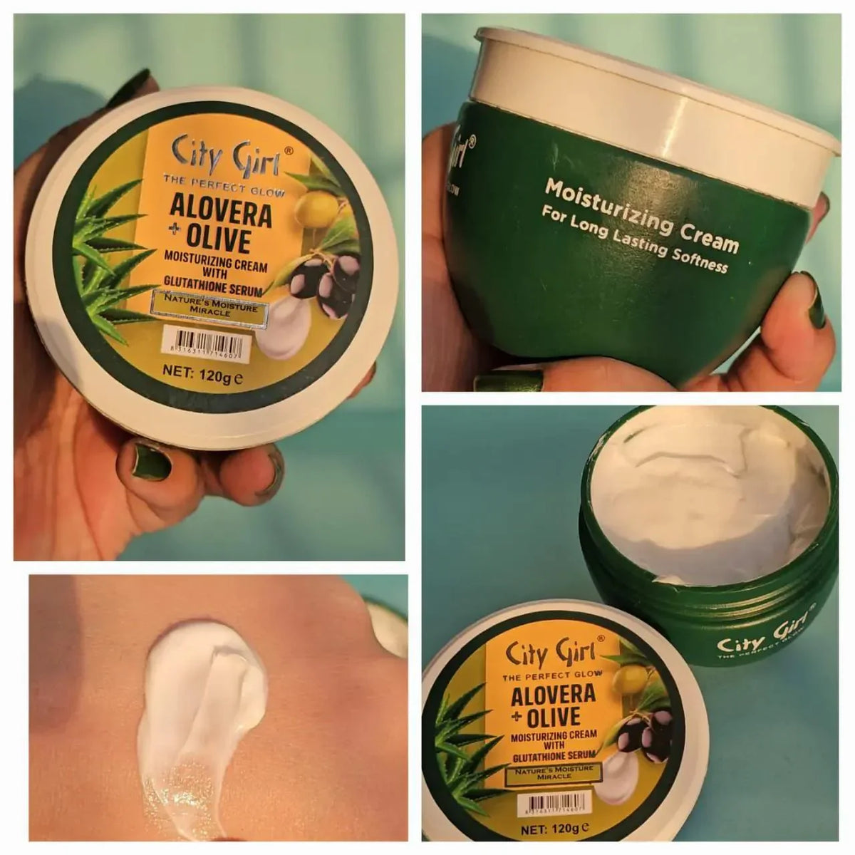 City Girl Aloe Vera + Olive Moisturizing Cream 20g - Buy Online in Pakistan at Cosmia.pk