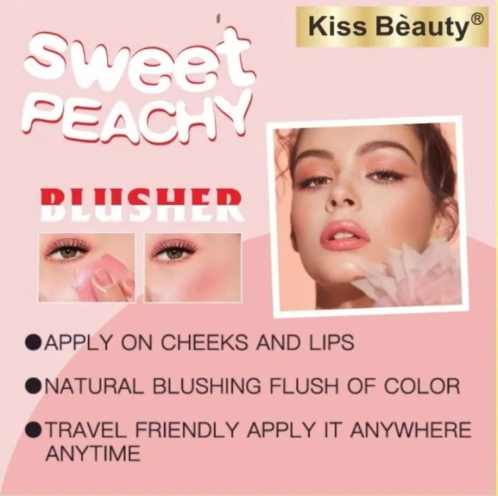 Kiss Beauty Sweet Peachy Peach Magic Matte Blusher - 30ml - Buy Online in Pakistan at Cosmia.pk