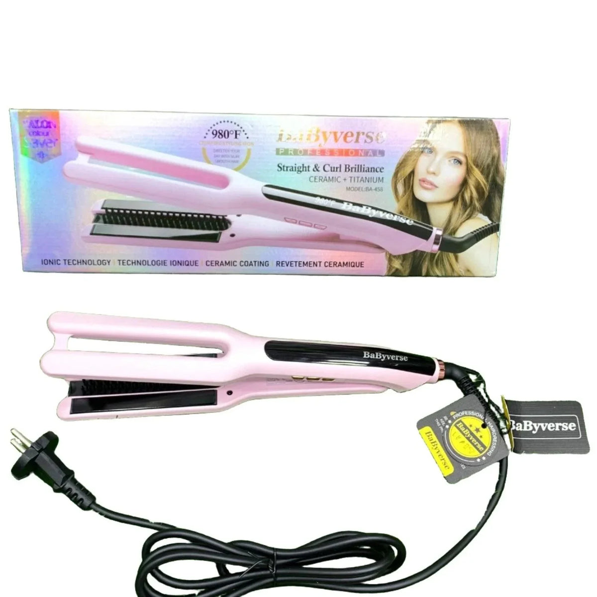 Babyverse Professional Straight & Curl Brilliance 980F - Buy Online in Pakistan at Cosmia.pk