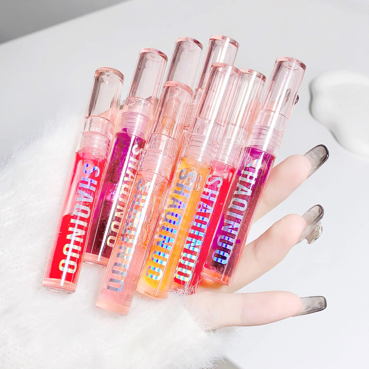 Beauty Mirror Lip Glaze Set Jelly Lip Gloss (4 Pcs) - Buy Online in Pakistan at Cosmia.pk