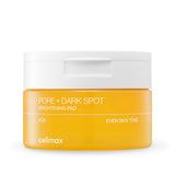 Celimax Pore + Dark Spot Brightening Pad studio packshot for even skin tone
