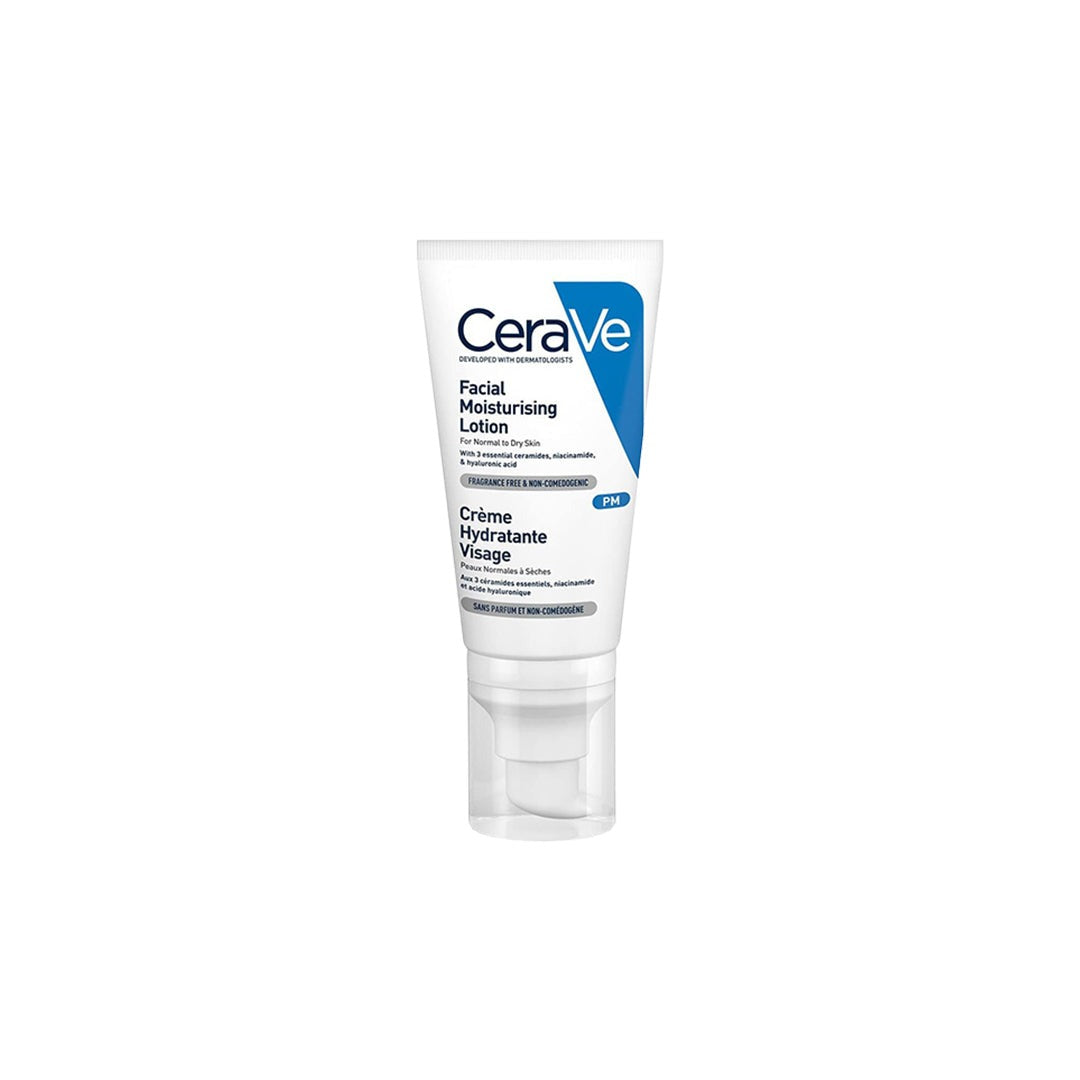 CeraVe PM Facial Moisturising Lotion 52ml - Image 1