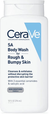 CeraVe SA Body Wash for Rough and Bumpy Skin 296ml official packshot - Cosmia.pk Pakistan