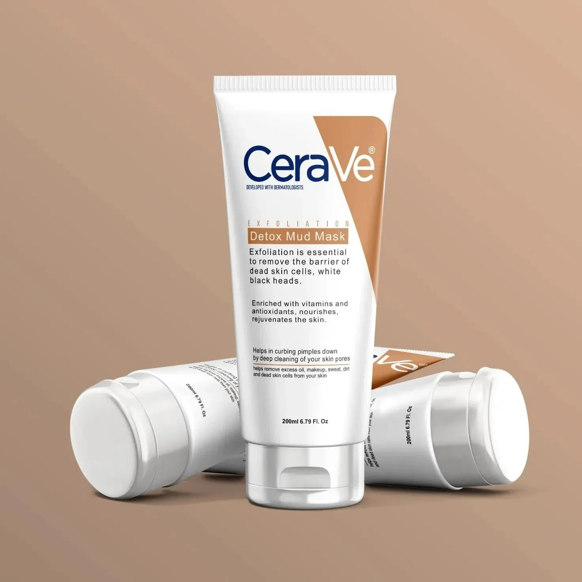 CeraVe Exfoliation Detox Mud Mask - 200ml - Buy Online in Pakistan at Cosmia.pk