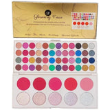 Glowing Face Eyeshade with Highlighter and Blush 48 Eyeshadow & 10 - Buy Online in Pakistan at Cosmia.pk