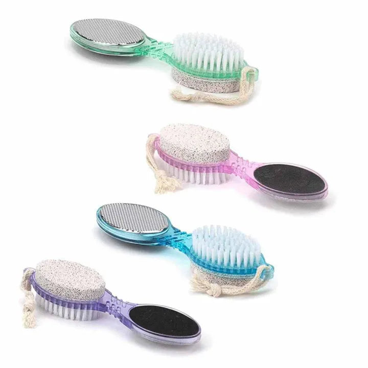 4 In 1 Foot Scrubber With Pedicure And Manicure Callus remover - Buy Online in Pakistan at Cosmia.pk