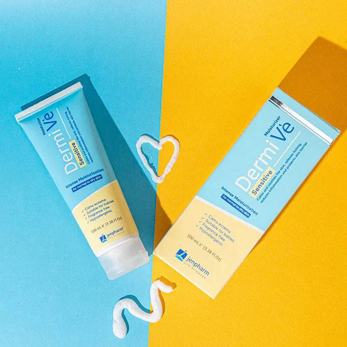 Dermive Sensitive Moisturizer Soothes Skin | Relieves Itching - 100ml - Buy Online in Pakistan at Cosmia.pk