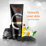 VLCC 7X Ultra Whitening and Brightening Charcoal Peel Off Mask - 100ml - Buy Online in Pakistan at Cosmia.pk