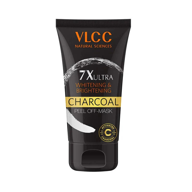 VLCC 7X Ultra Whitening and Brightening Charcoal Peel Off Mask - 100ml - Buy Online in Pakistan at Cosmia.pk