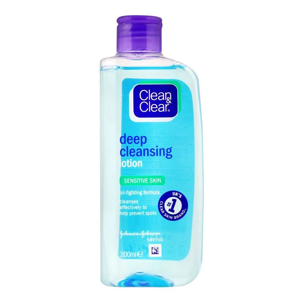Clean & Clear Deep Cleansing Sensitive Skin  - 200ml - Buy Online in Pakistan at Cosmia.pk