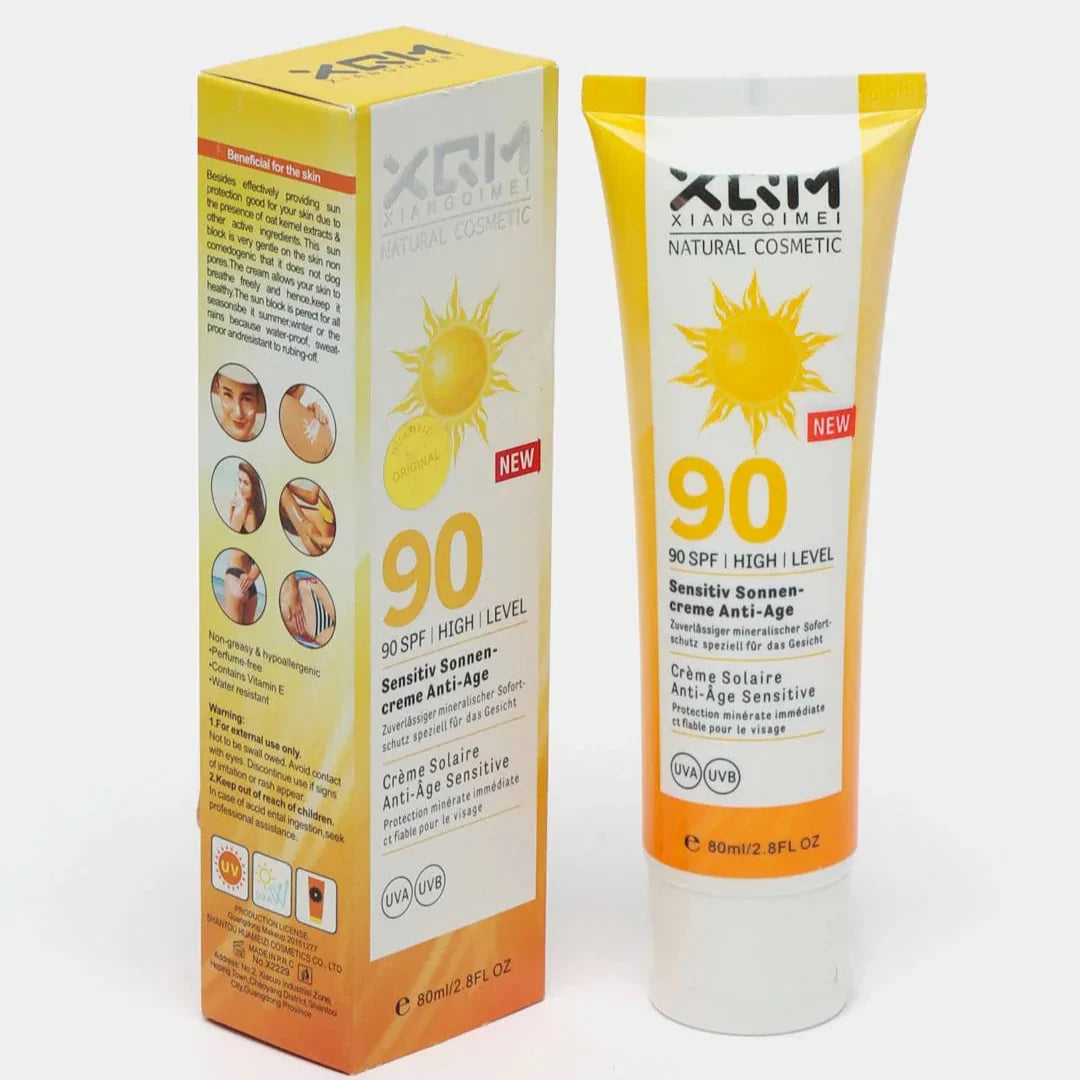 XQM Sun Cream SPF 90 – Ultimate Anti-Aging Sunblock – 80ml - Buy Online in Pakistan at Cosmia.pk
