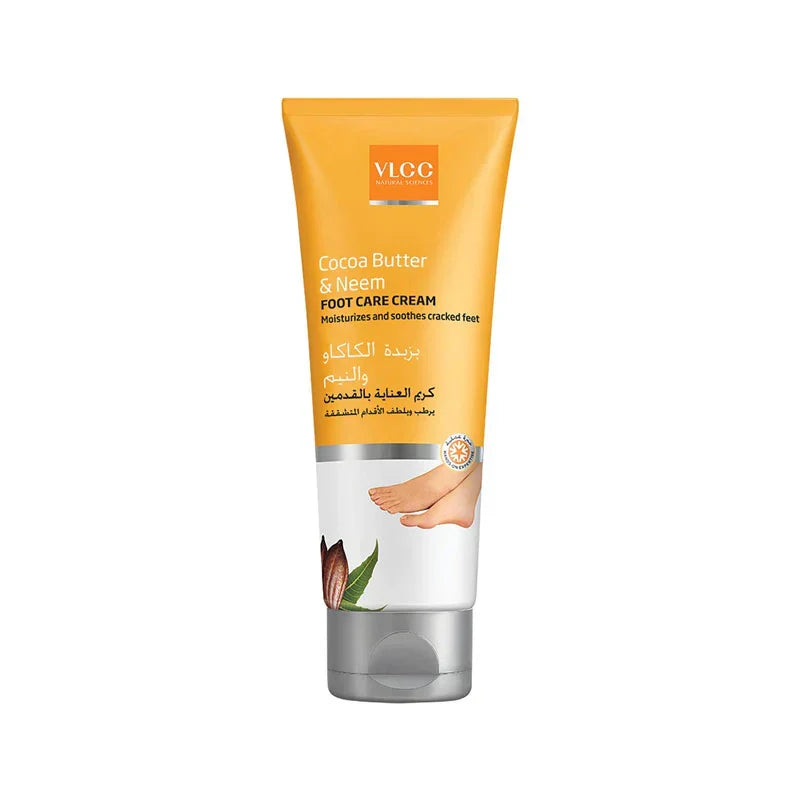 VLCC Cocoa Butter & Neem Foot Care Cream - 100ml - Buy Online in Pakistan at Cosmia.pk