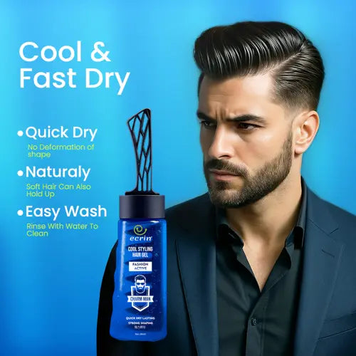 Ecrin Cool Styling Hair Gel With Active Collagen - 280ml - Buy Online in Pakistan at Cosmia.pk