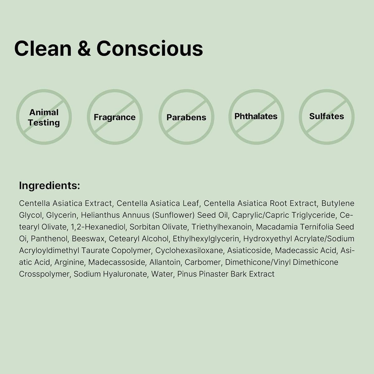 COSRX Pure Fit Cica Cream 50ml - Buy Online in Pakistan at Cosmia.pk - clean conscious full ingredients list