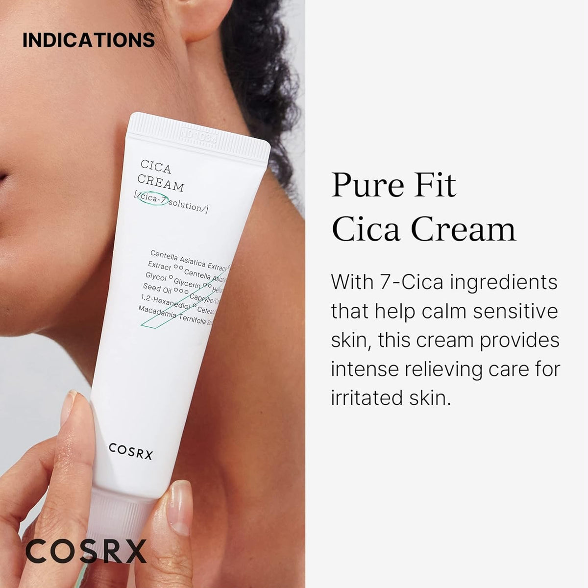 COSRX Pure Fit Cica Cream 50ml - Buy Online in Pakistan at Cosmia.pk - for redness sensitive stressed skin