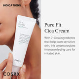 COSRX Pure Fit Cica Cream 50ml - Buy Online in Pakistan at Cosmia.pk - for redness sensitive stressed skin