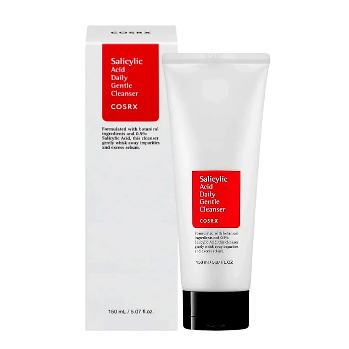 COSRX Salicylic Acid Daily Gentle Cleanser tube and box 150ml