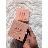Charlotte Tilbury Iconic Mini Lip Trio Kit boxes 3 x 1.5g Made in Italy hand holding box