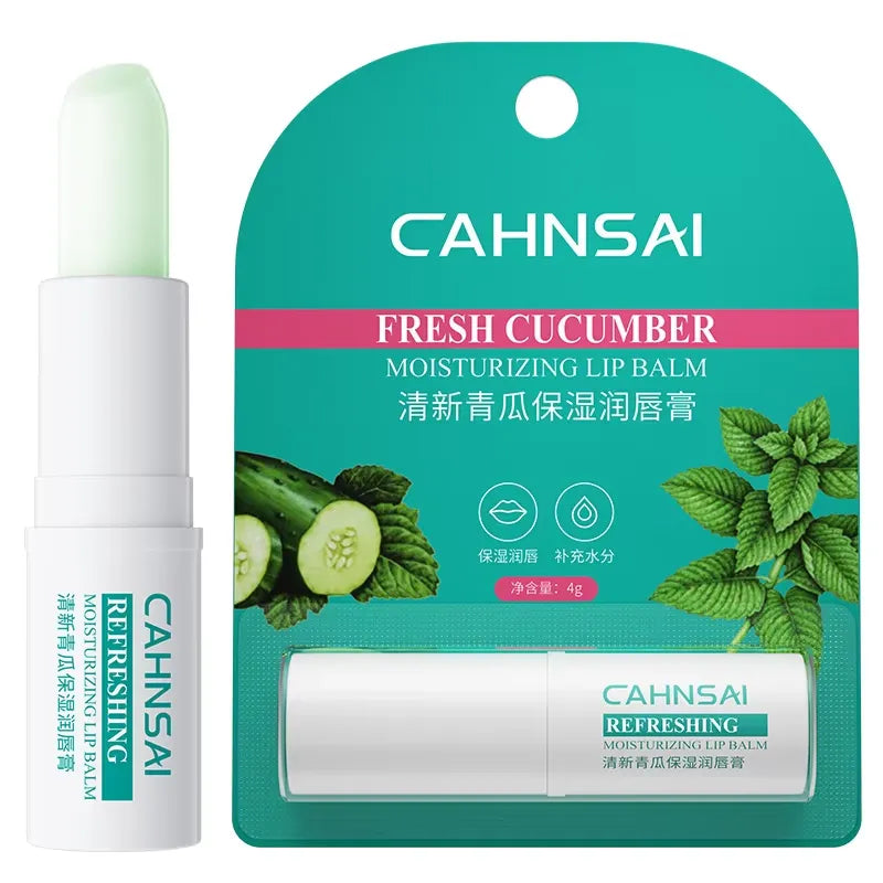 CAHNSAI Fresh Cucumber Moisturizing Lip Balm - 4g - Buy Online in Pakistan at Cosmia.pk