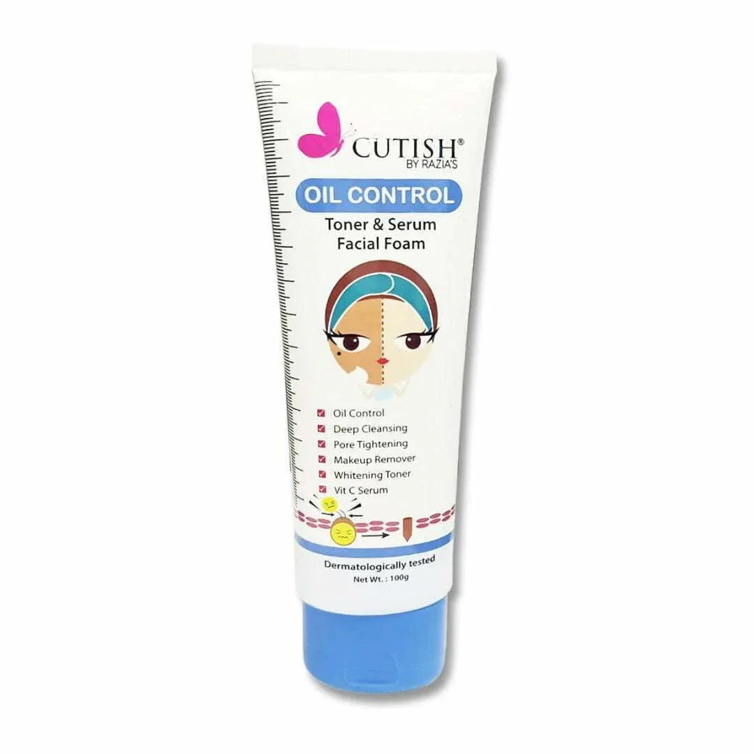 Cutish Oil Control Face Wash 100GM - Buy Online in Pakistan at Cosmia.pk