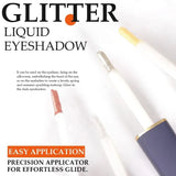 Romantic Charm Glitter Liquid Eyeshadow - Pack Of 4 - Buy Online in Pakistan at Cosmia.pk