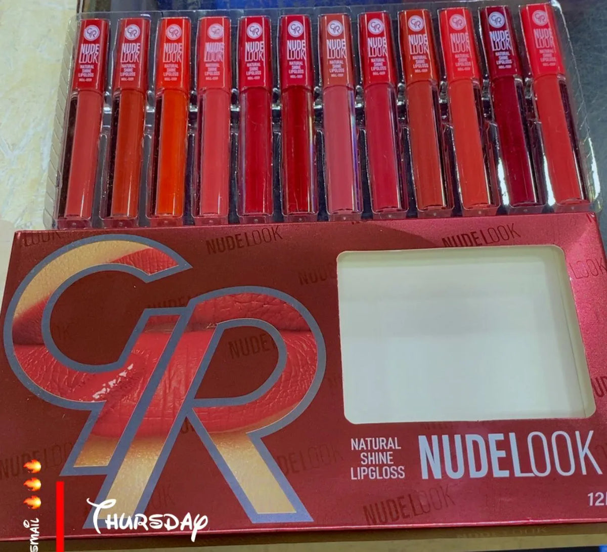 GR Nude Look 12 Pcs Lipgloss - Buy Online in Pakistan at Cosmia.pk