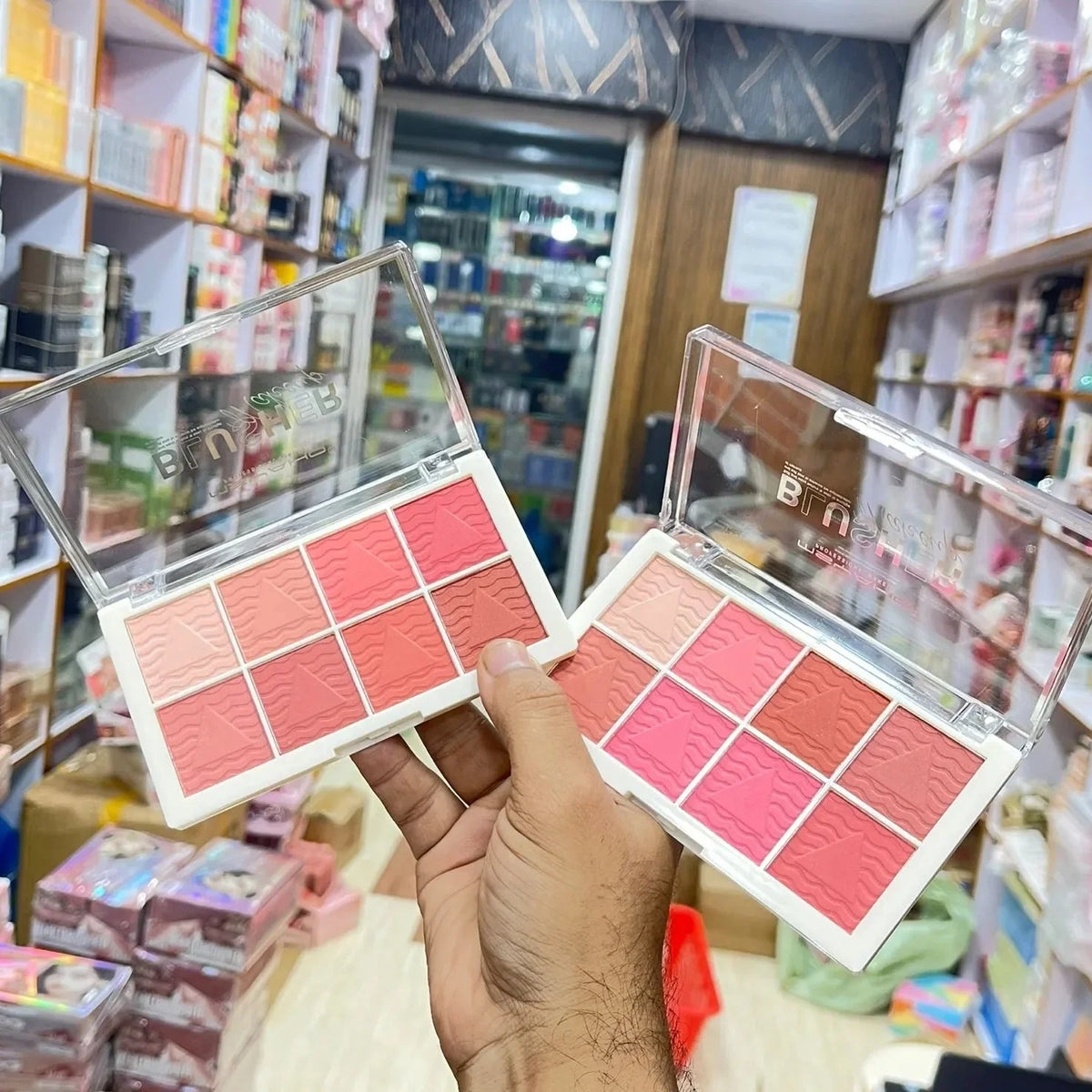 Blusher All-in-One 8-Color Matte Blush Palette - Buy Online in Pakistan at Cosmia.pk