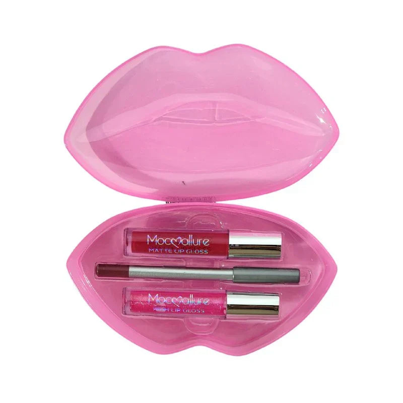 Mocallure 3 in 1 Kiss Day Lipgloss & Lip Liner - Buy Online in Pakistan at Cosmia.pk