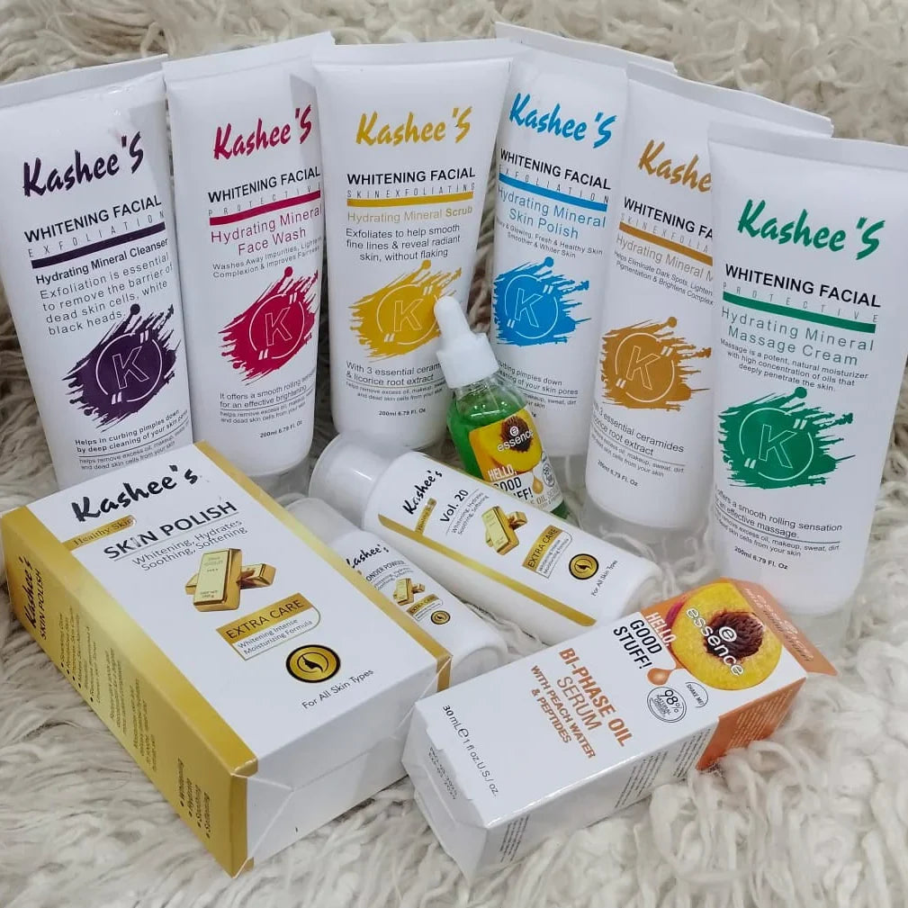 Kashee's Whitening Facial set - 200ml Each - Buy Online in Pakistan at Cosmia.pk