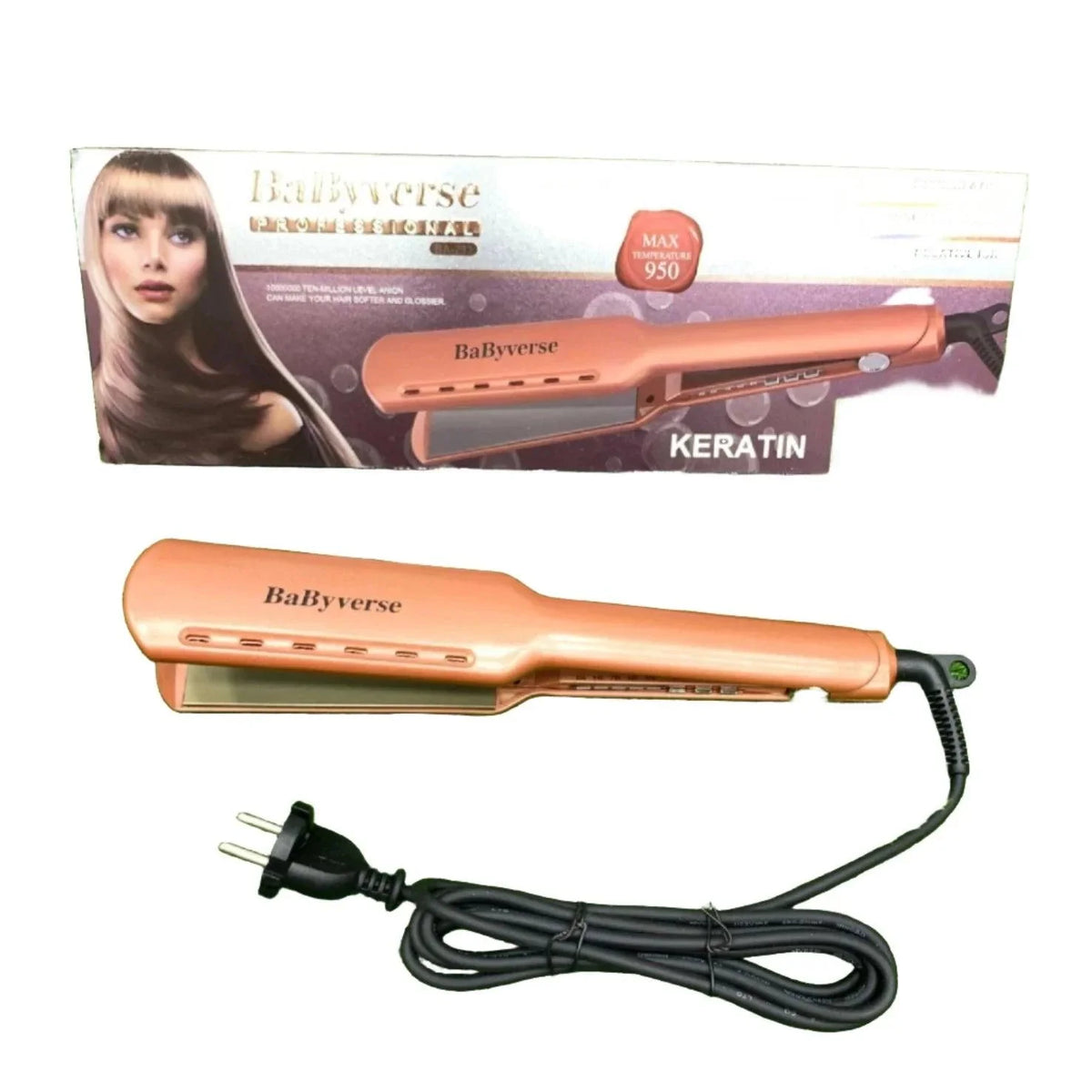Babyverse Professional Keratin Hair Straightener 950F - Buy Online in Pakistan at Cosmia.pk