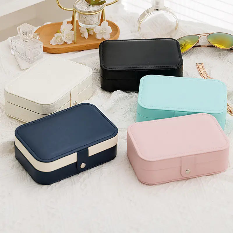 Velvet Multi‑function Jewelry Storage Box - Buy Online in Pakistan at Cosmia.pk