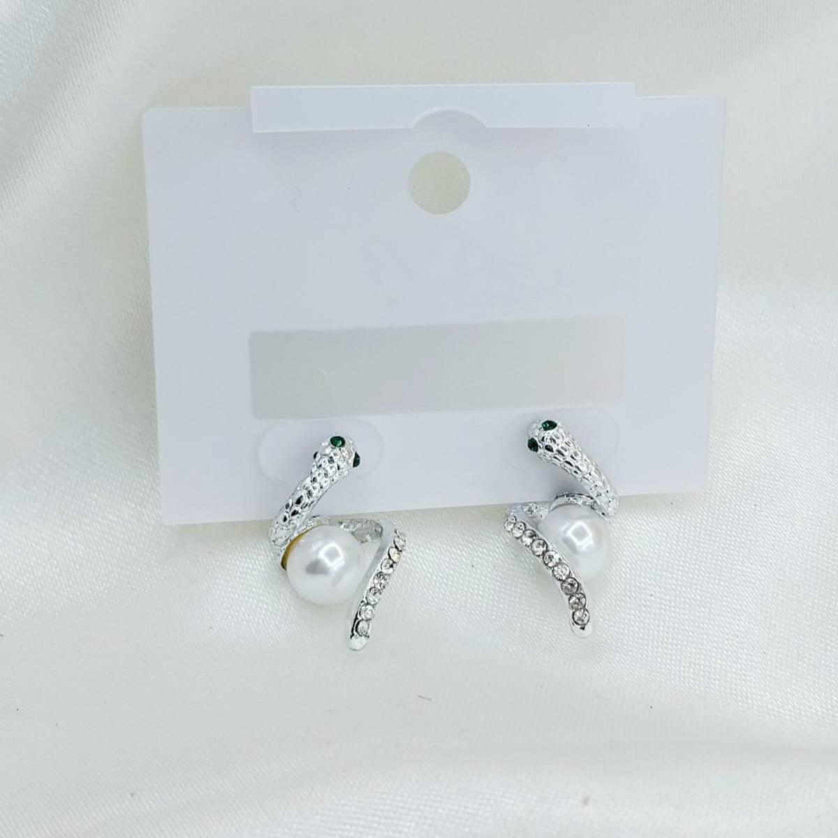 New Twist Crystal Pearl Women’s Dangle Earrings – Each Pair - Buy Online in Pakistan at Cosmia.pk